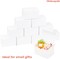 40 Pack Gift Boxes 6x4x3.5 Inches White Gift Boxes with Lids for Presents Small Gift Boxes Bulk for Candle Mug Perfume Craft Ornaments Cookies Treats Favors